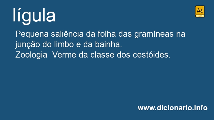 Significado de lgula