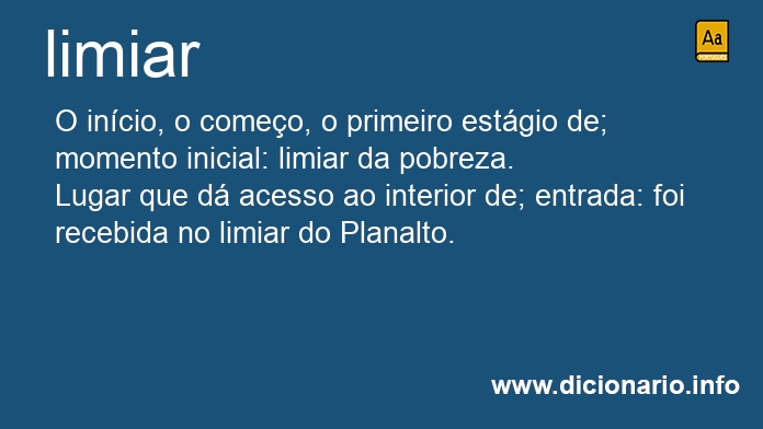 Significado de limiar