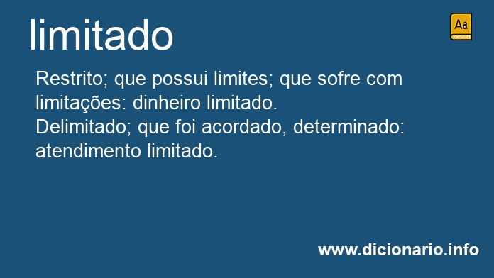 Significado de limitados