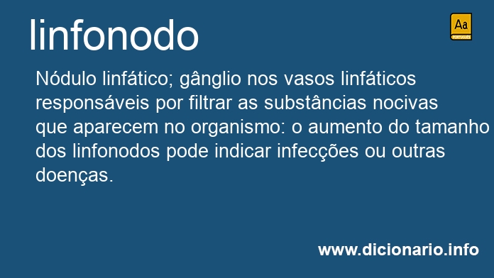 Significado de linfonodo