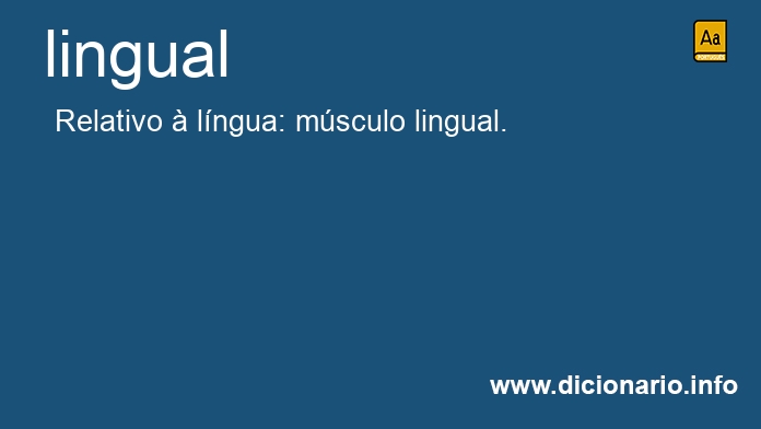 Significado de lingual