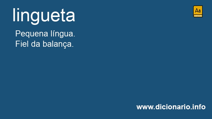 Significado de lingueta