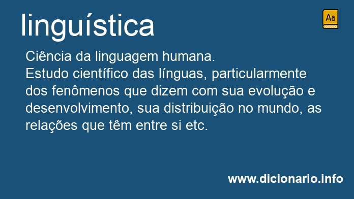 Significado de lingustica