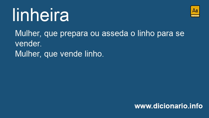 Significado de linheira