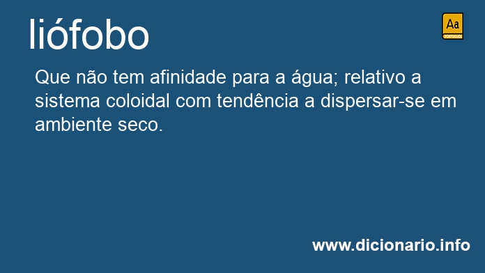 Significado de lifobo