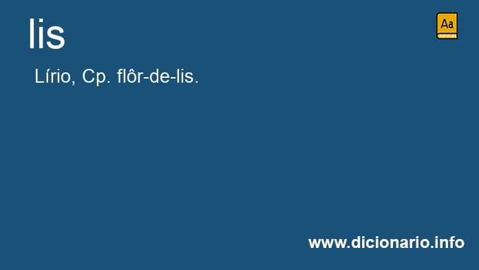 Significado de lis