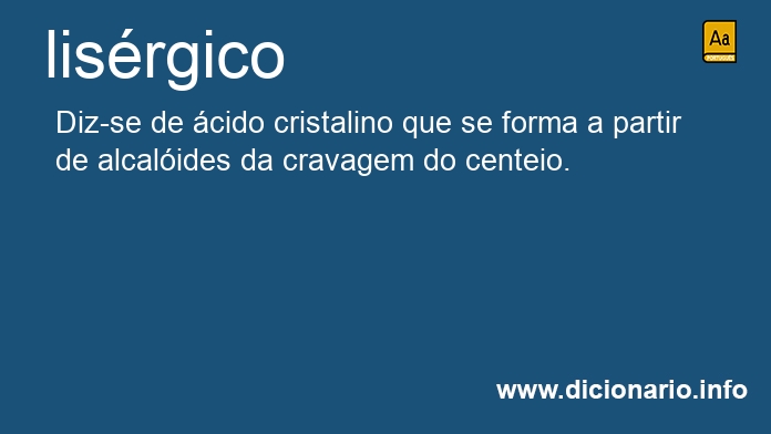Significado de lisrgica