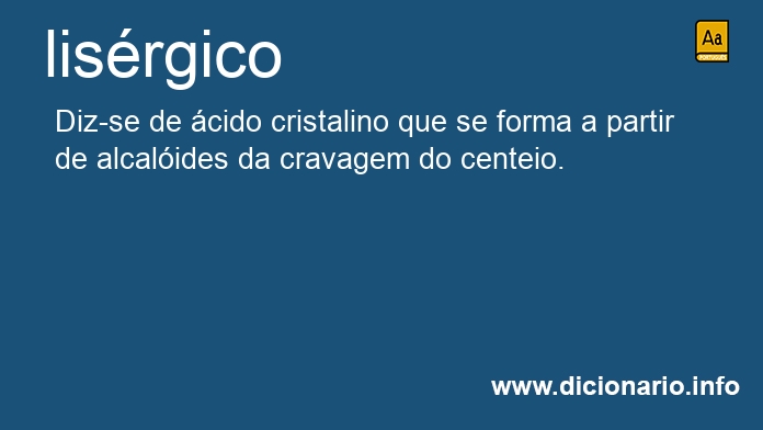 Significado de lisrgico