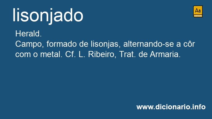 Significado de lisonjado