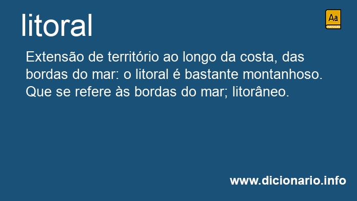 Significado de litoral