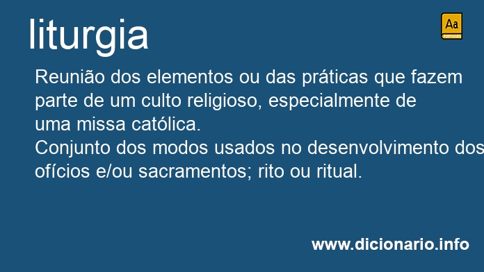 Significado de liturgia