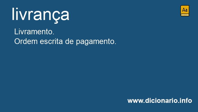 Significado de livrana