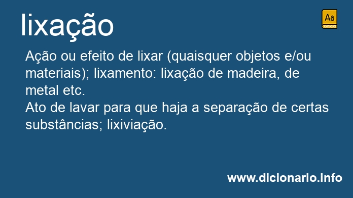 Significado de lixao