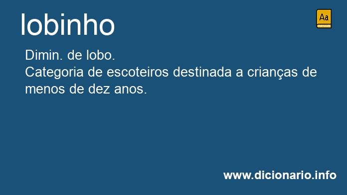 Significado de lobinho