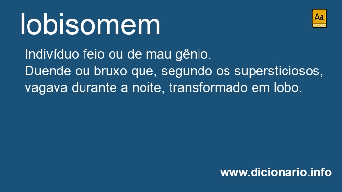 Significado de lobisomem