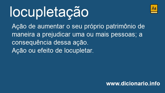 Significado de locupletaes