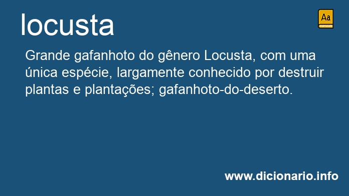 Significado de locusta