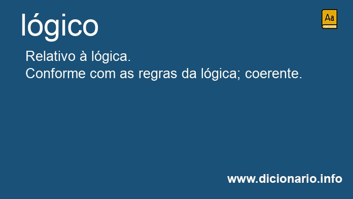 Significado de lgico