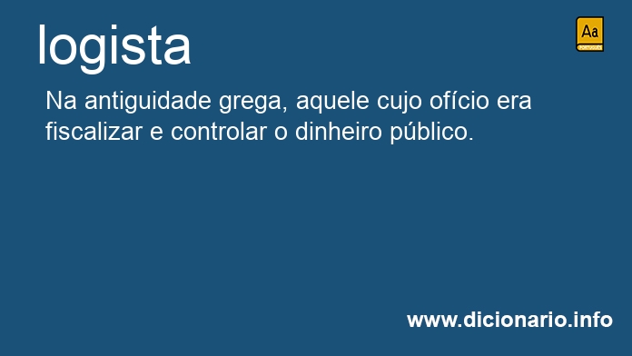 Significado de logista