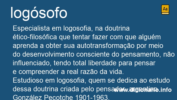 Significado de logsofo