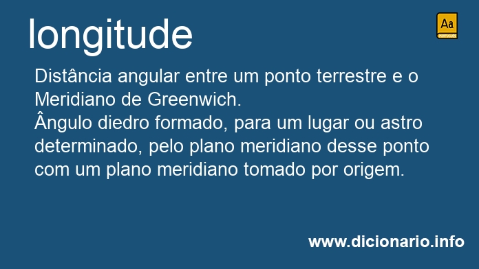 Significado de longitude