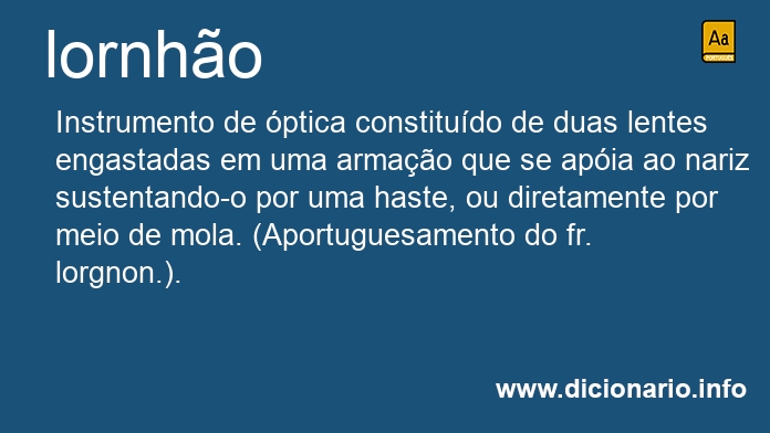 Significado de lornhes