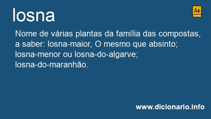 Significado de losnas