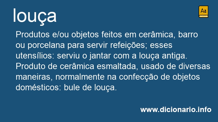 Significado de loua