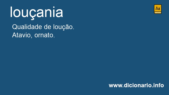 Significado de louania