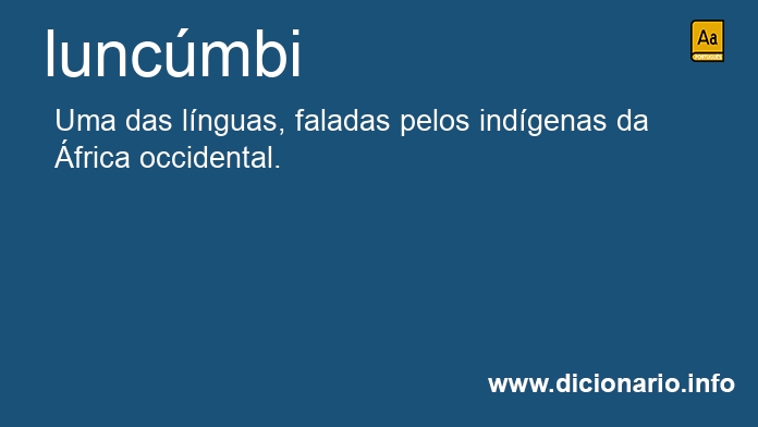 Significado de luncmbi