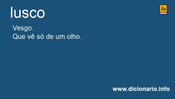 Significado de luscos