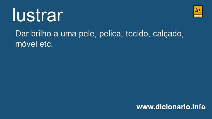 Significado de lustrou