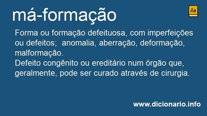 Significado de m-formao