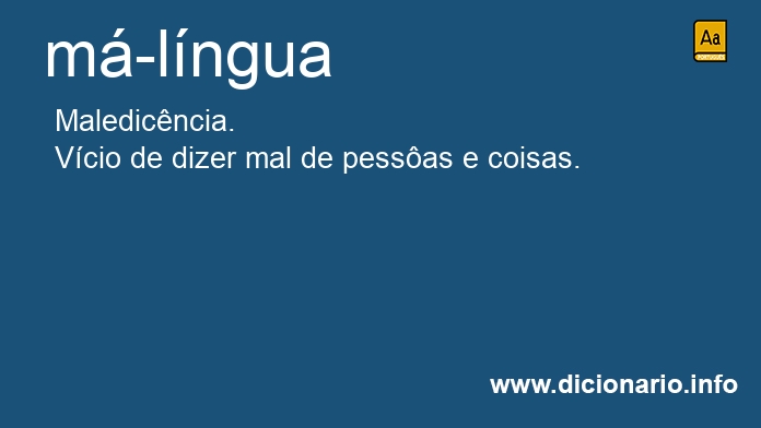 Significado de m-lngua