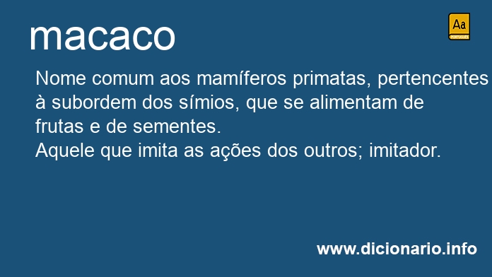 Significado de macaco