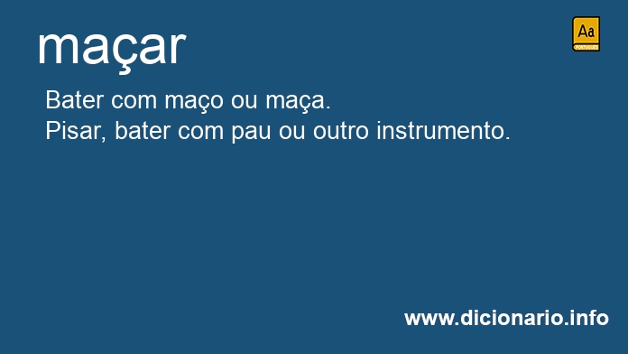 Significado de maarias