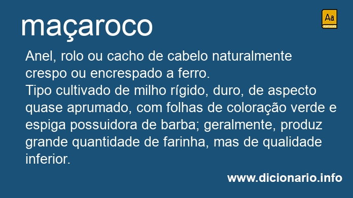 Significado de maaroco