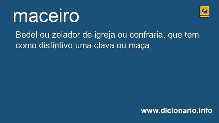 Significado de maceiro