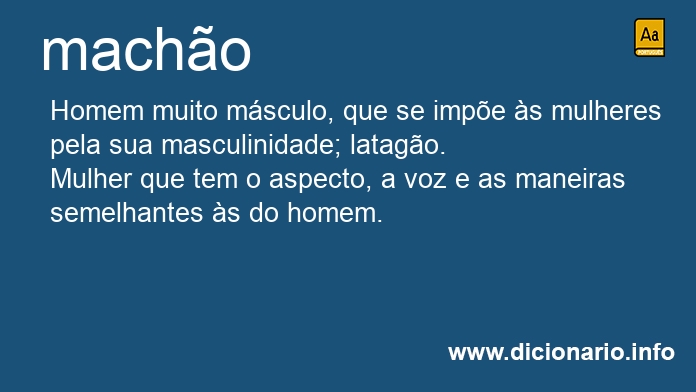 Significado de macho