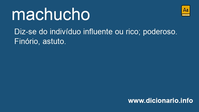 Significado de machucha