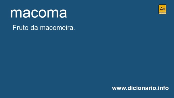 Significado de macoma