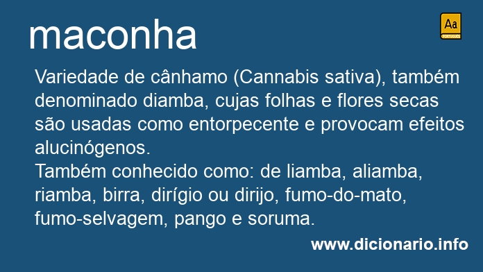 Significado de maconha