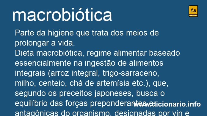 Significado de macrobitica