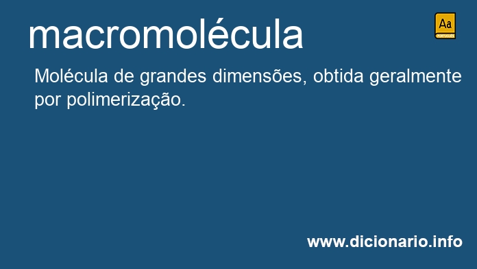 Significado de macromolcula