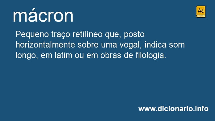 Significado de mcron