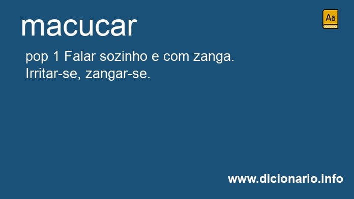 Significado de macucar