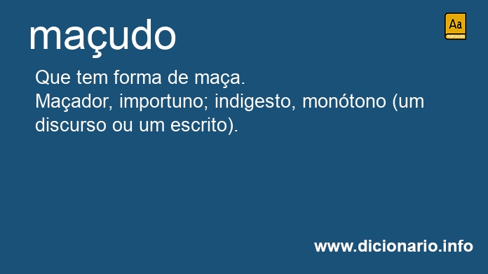 Significado de mauda