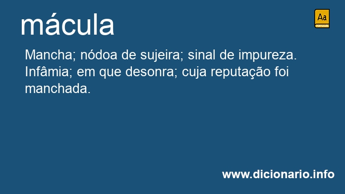 Significado de mculas