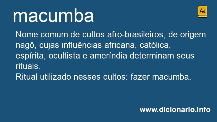 Significado de macumba