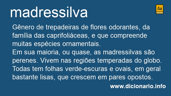 Significado de madressilva